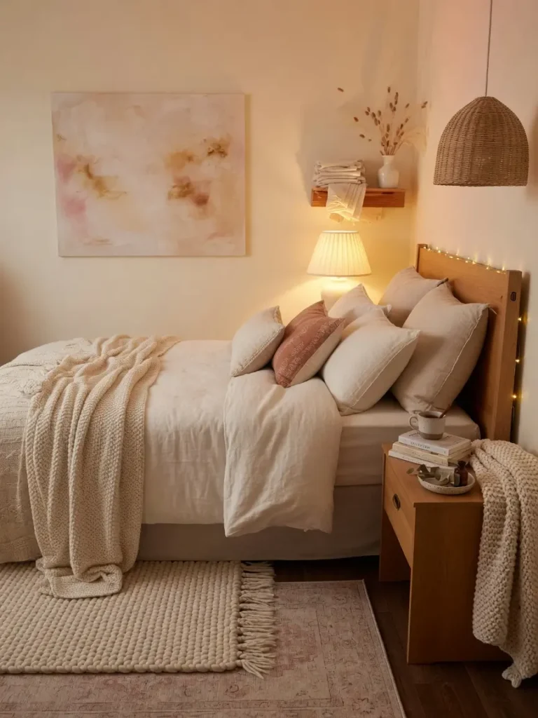 Neutral Cozy Bedroom 
