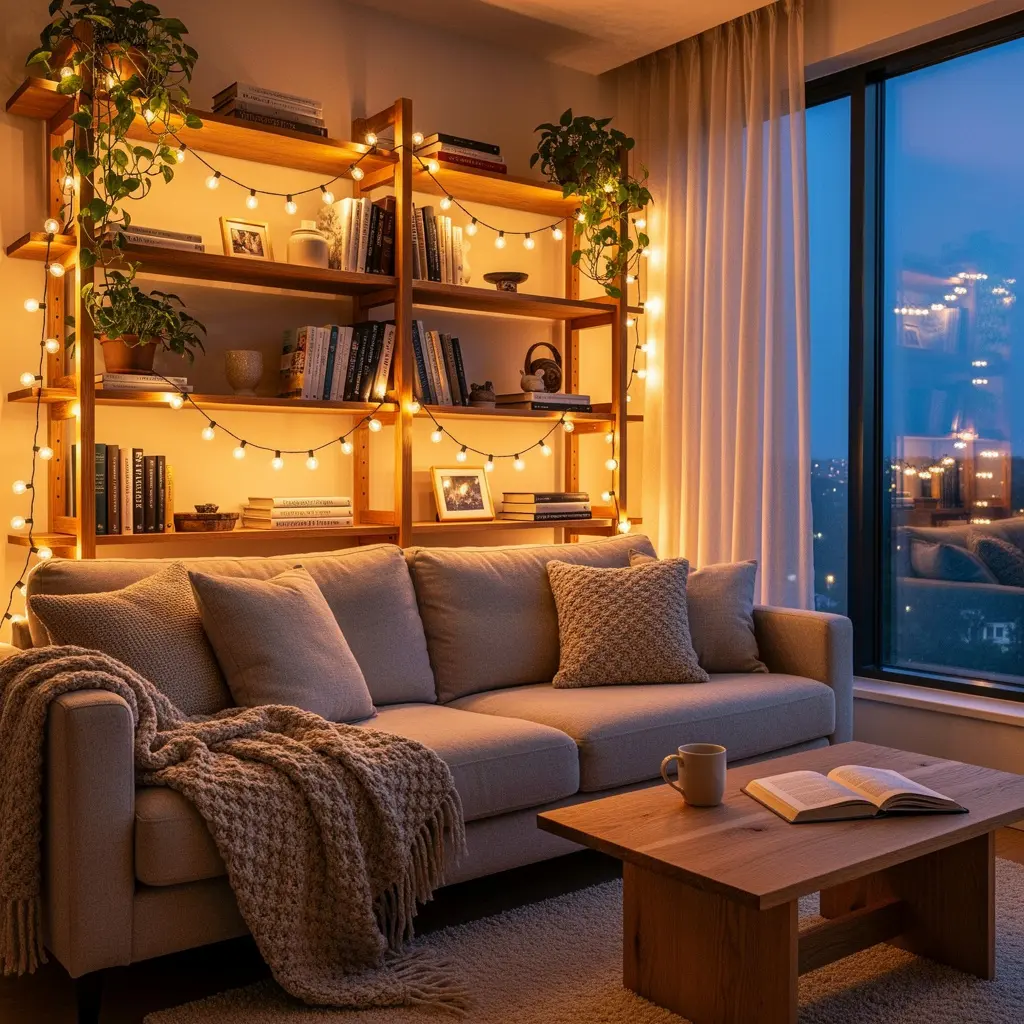 Cozy Living Room Lighting