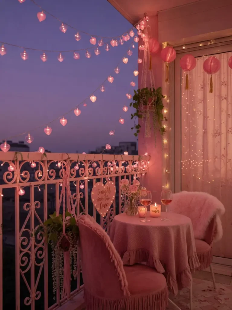 Pink Balcony Decor Ideas