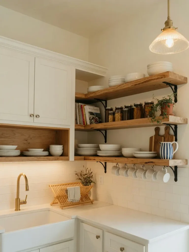 Warm White Kitchen Design