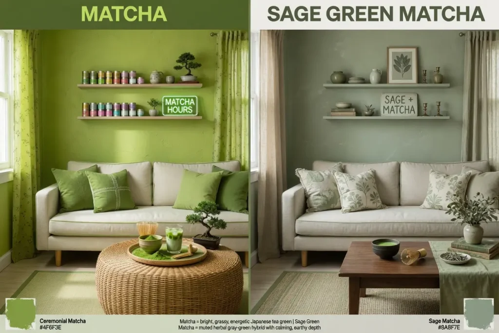 Matcha Green Living Room