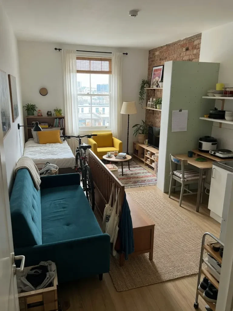 Studio Apartment Zoning Ideas Without Walls