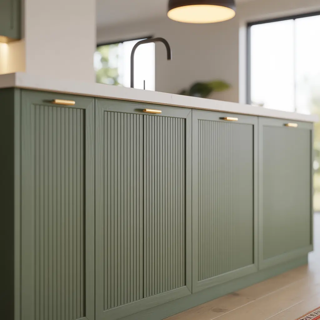 Sage Green Kitchen Cabinet