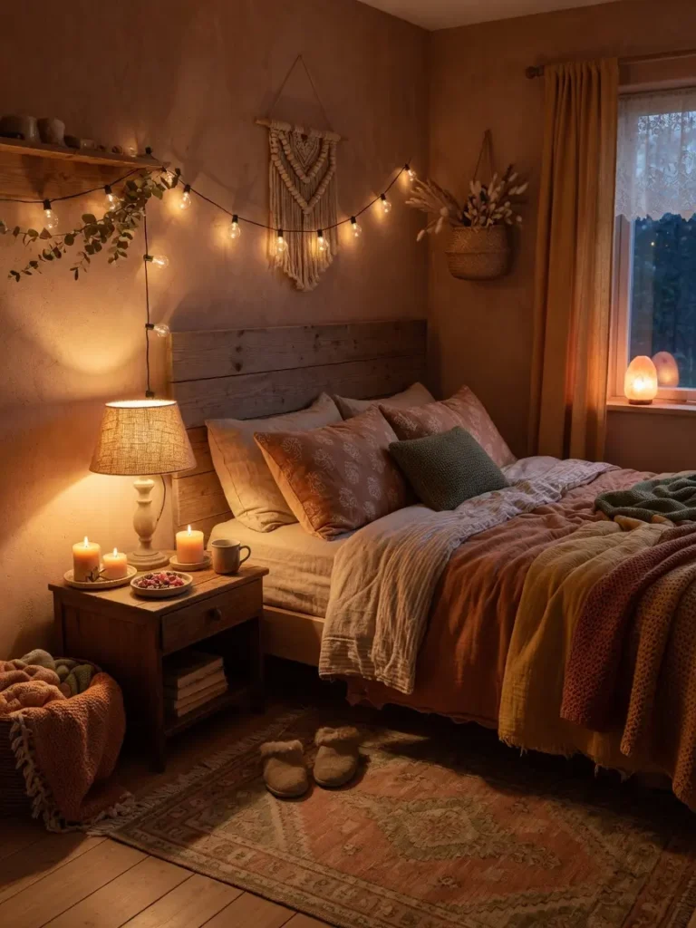 Cozy Earthy Bedroom