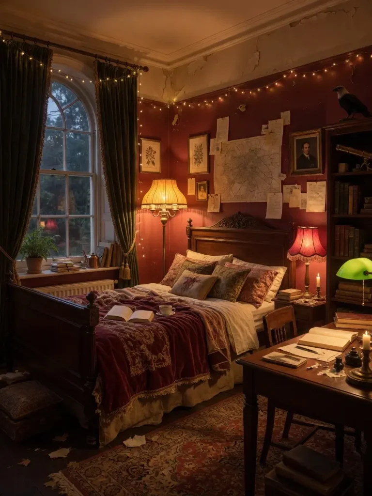 Dark Academia Bedroom