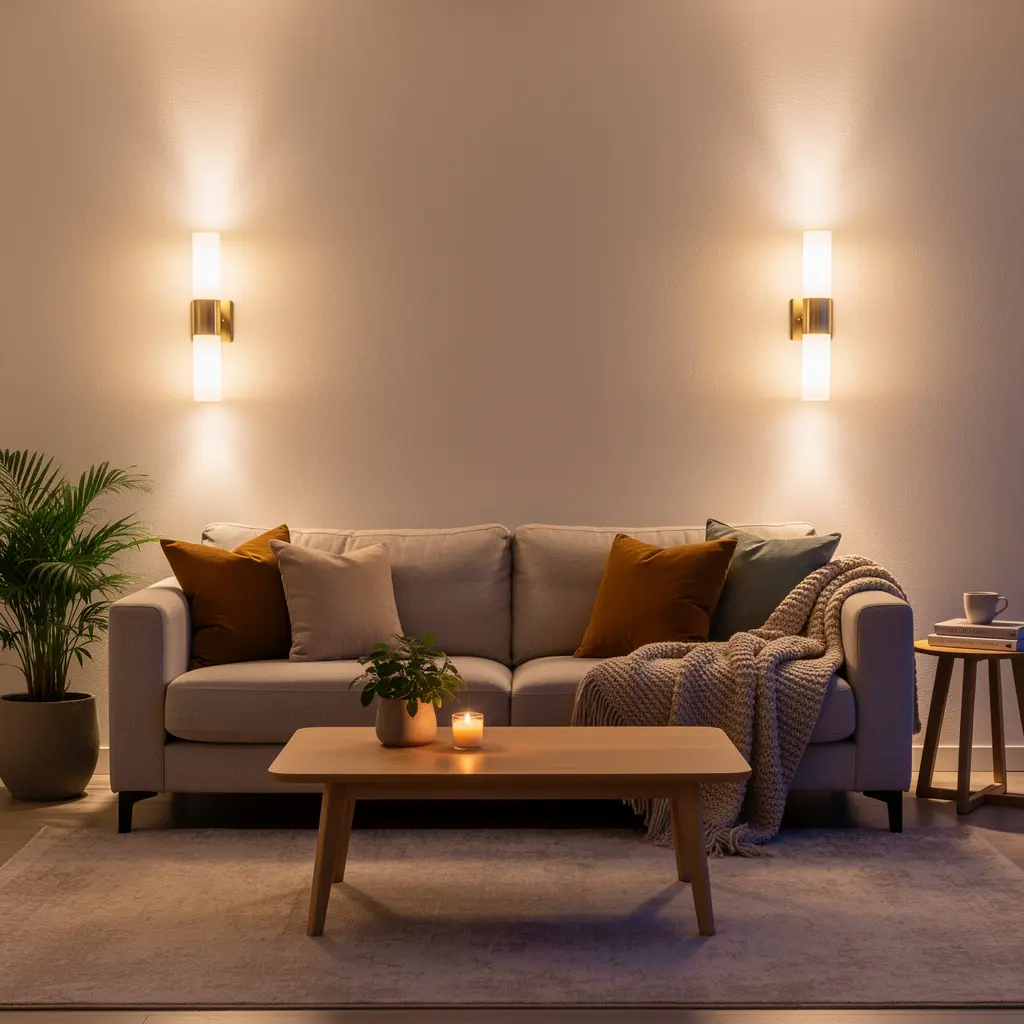 Cozy Living Room Lighting