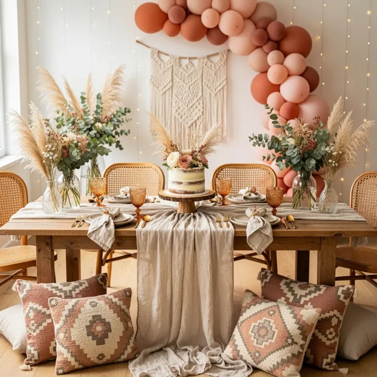 Boho Birthday Party Decor
