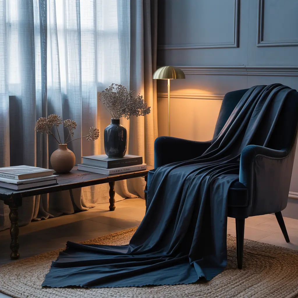Moody Navy Home Decor