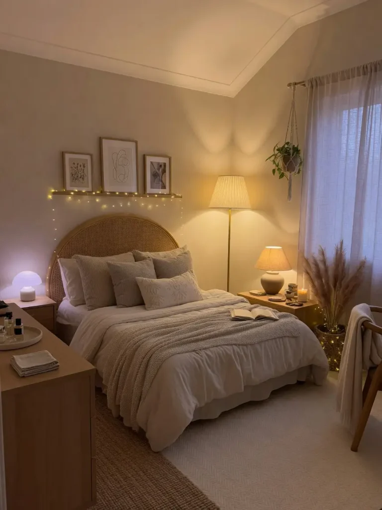 Neutral Cozy Bedroom 