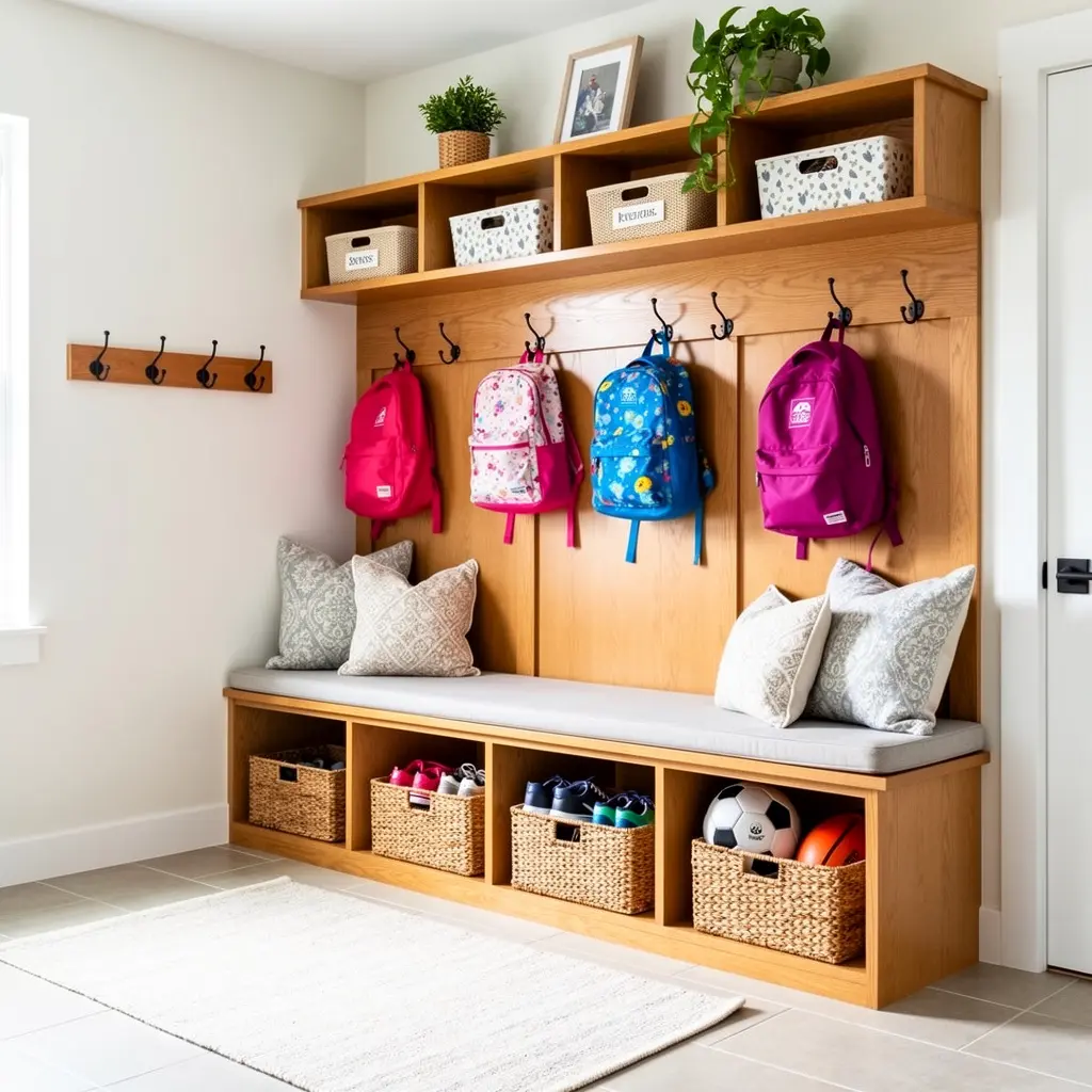 Mudroom Organization