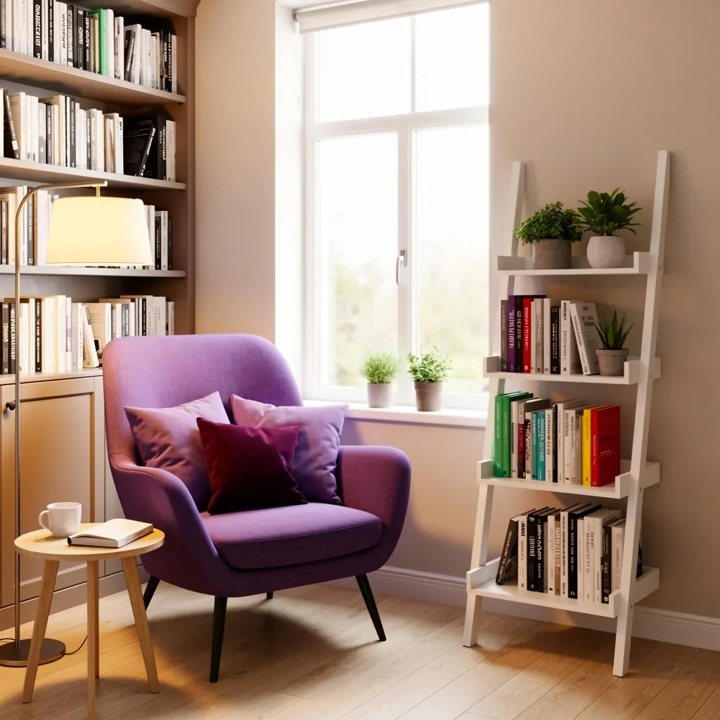 Purple Reading Nook