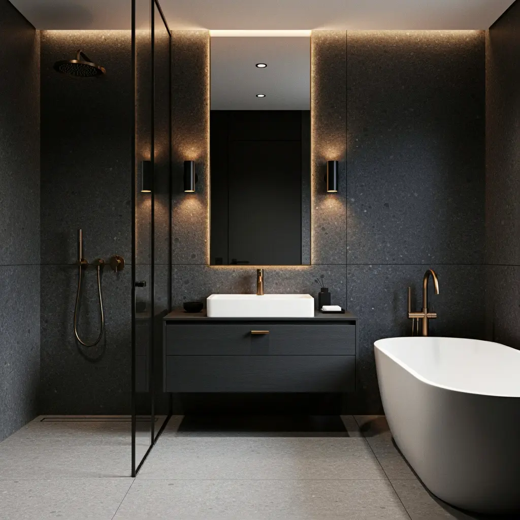 Moody Bathroom Decor