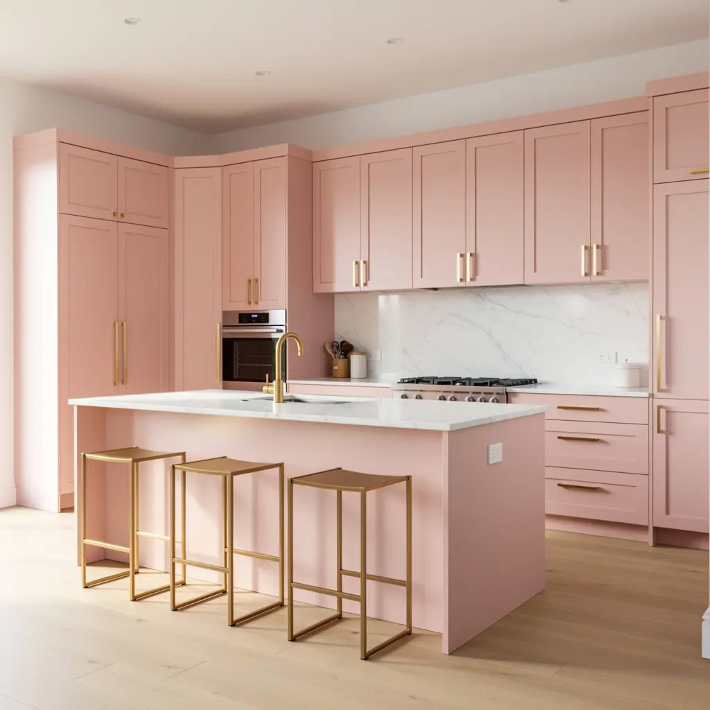 Blush Pink Kitchen