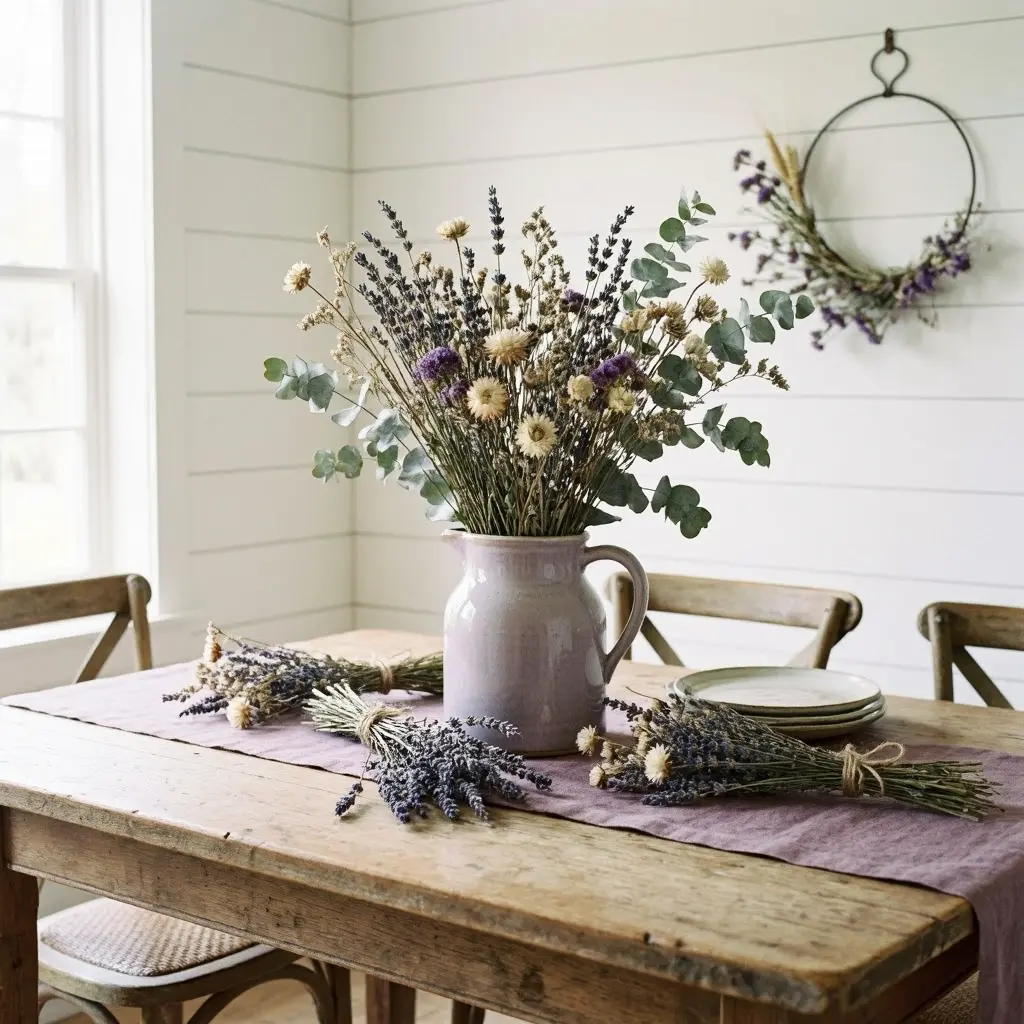 Purple Farmhouse Decor