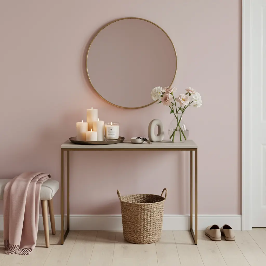 Blush Pink Entryway