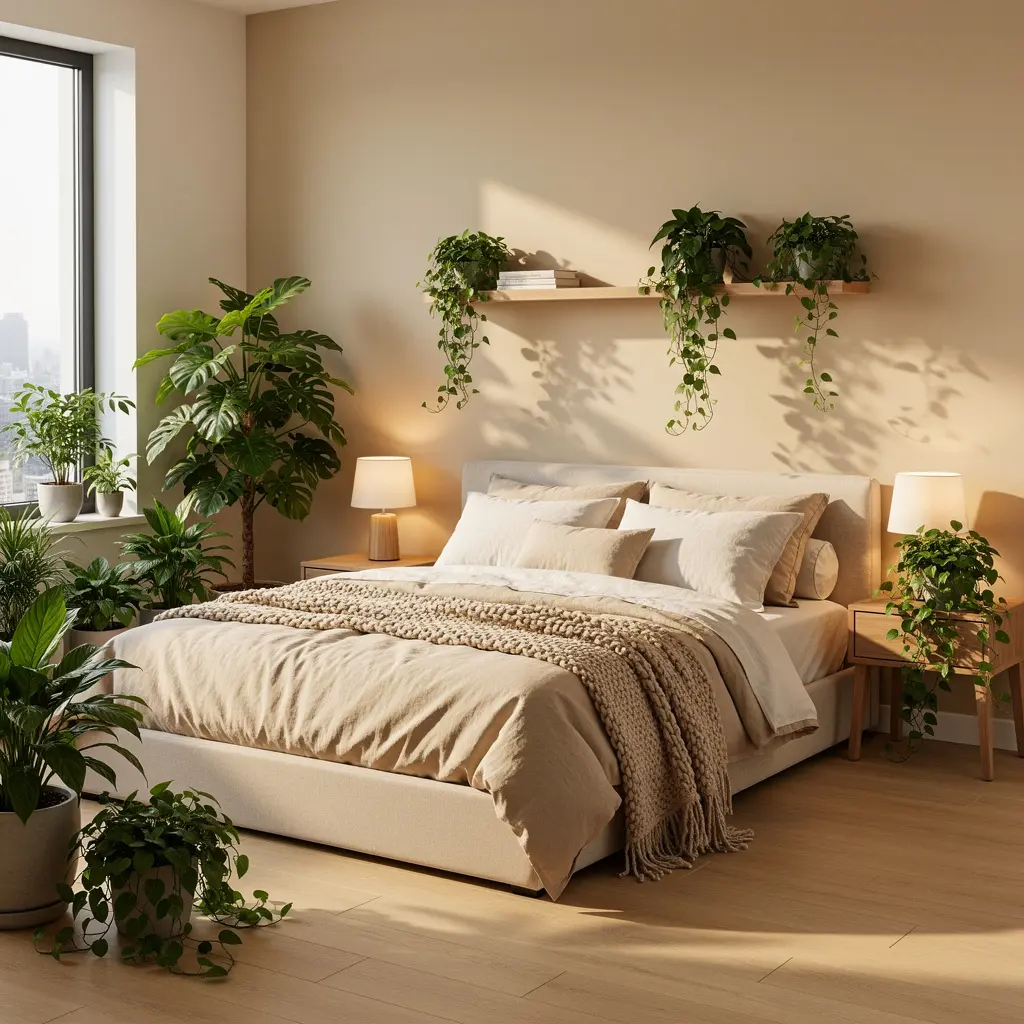 Cozy Beige Bedroom