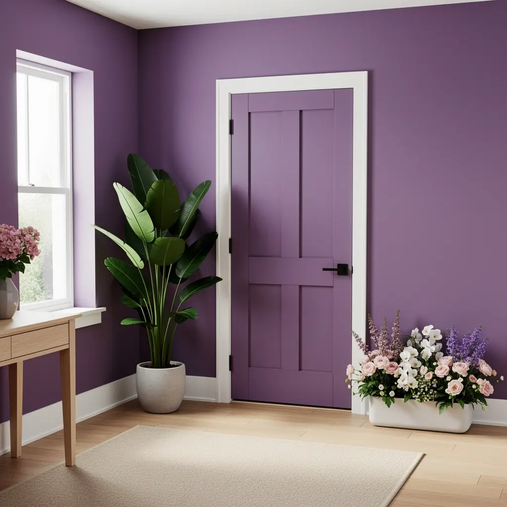 Purple Entryway