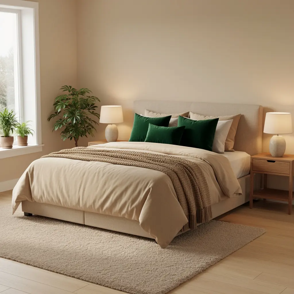 Cozy Beige Bedroom