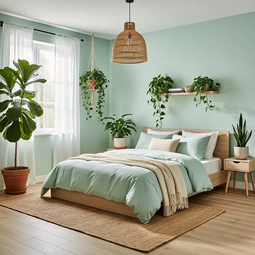 Seafoam Green Bedroom