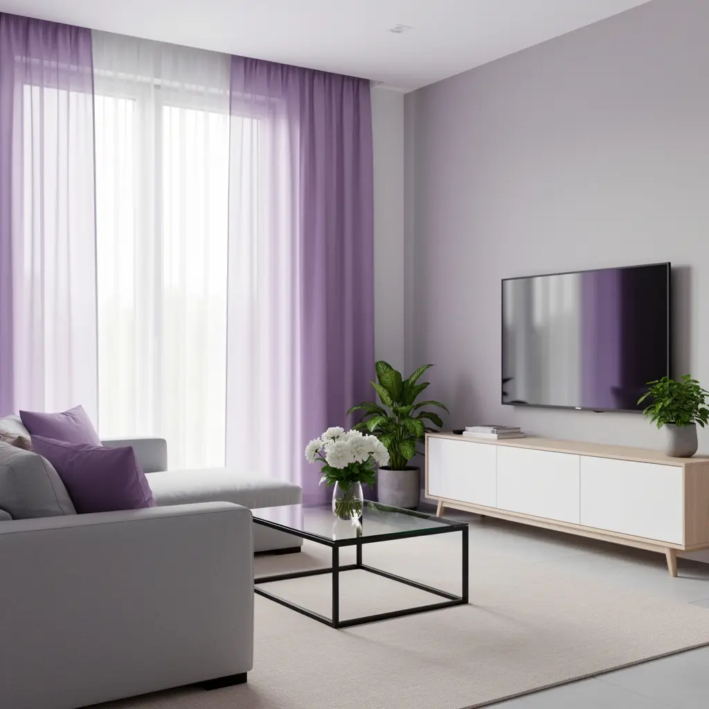 Purple Living Room