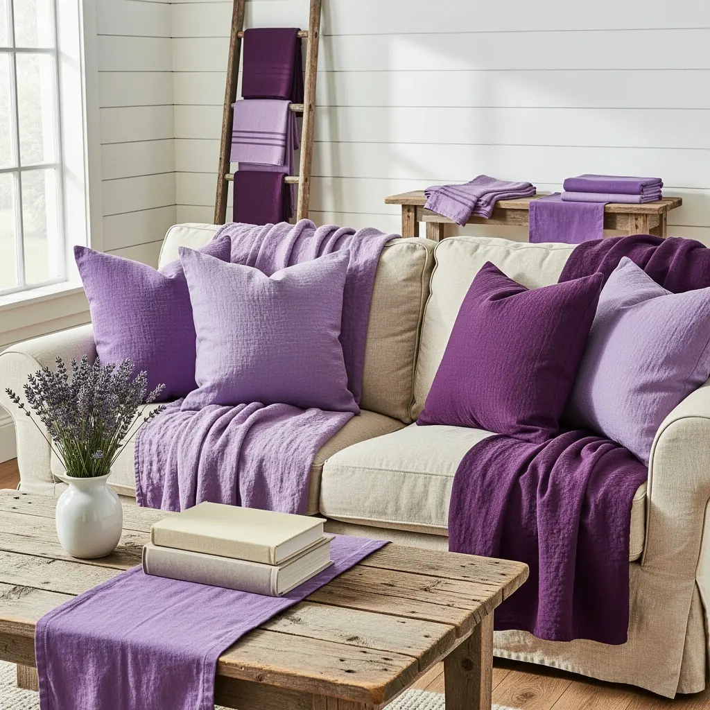 Purple Farmhouse Decor