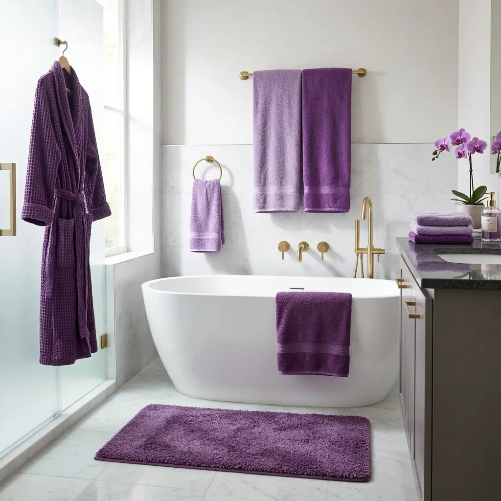 Purple Bathroom