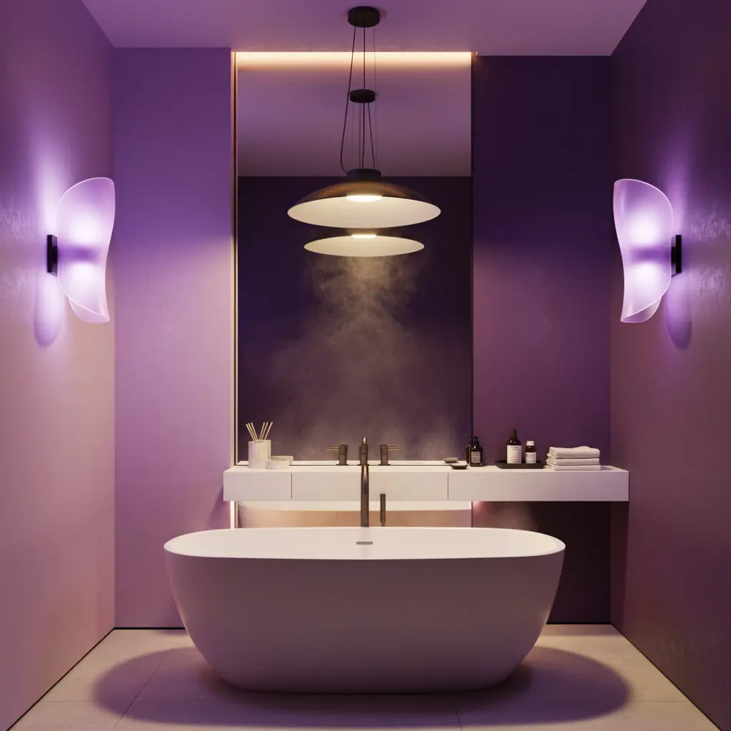 Purple Bathroom