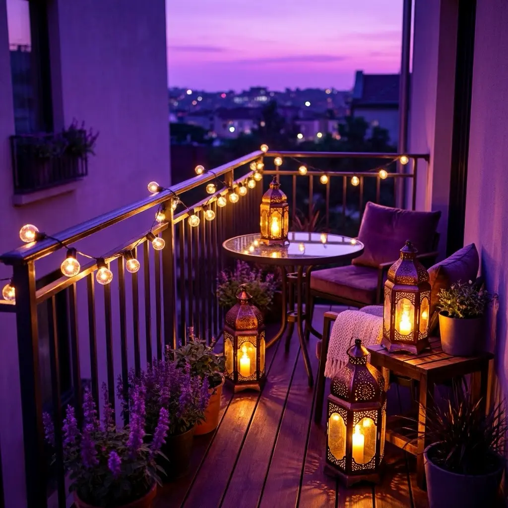 Purple Balcony
