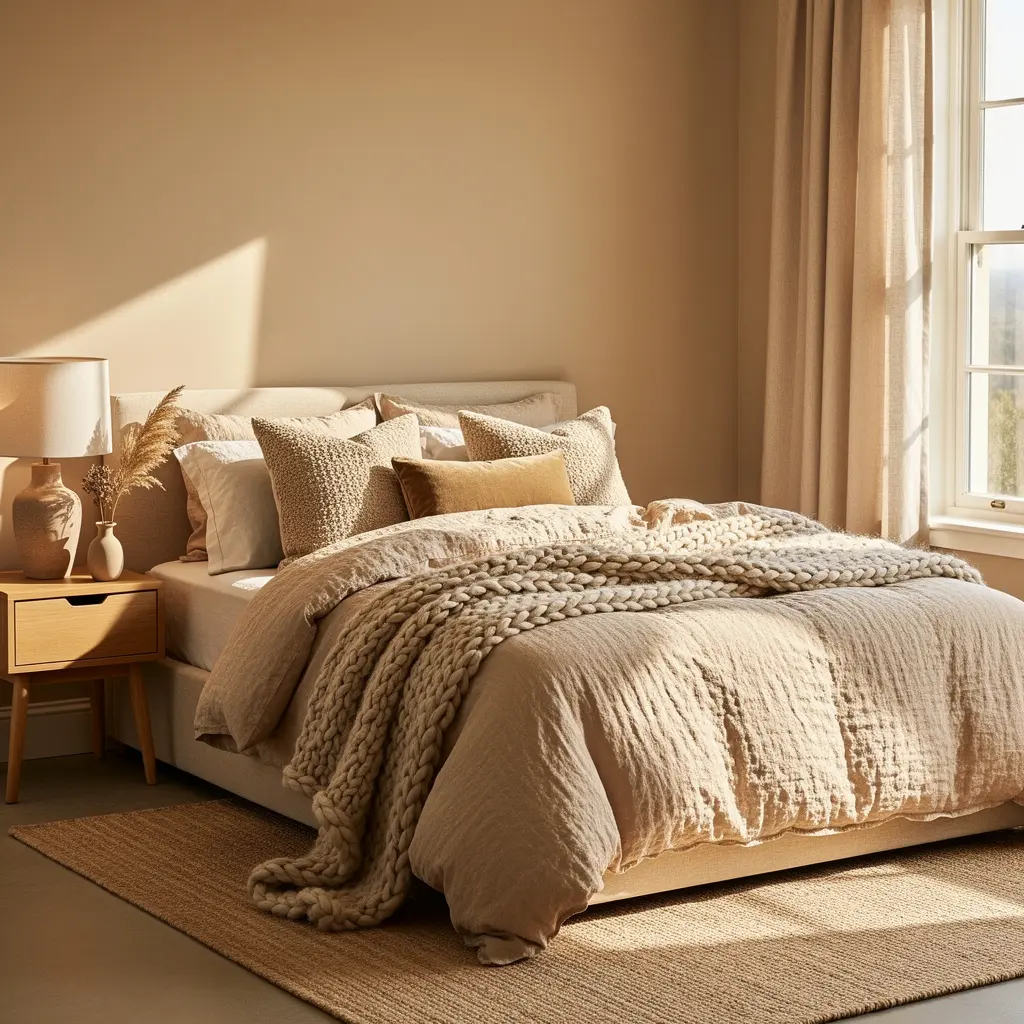 Cozy Beige Bedroom