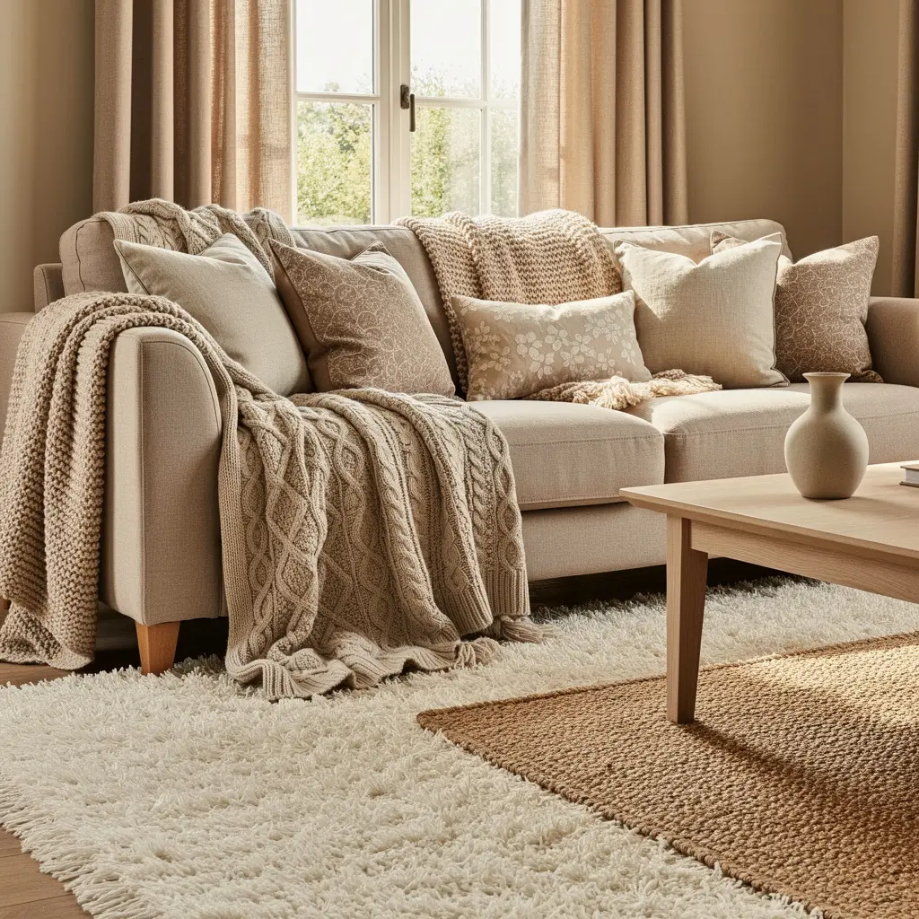 Cozy Beige Living Room