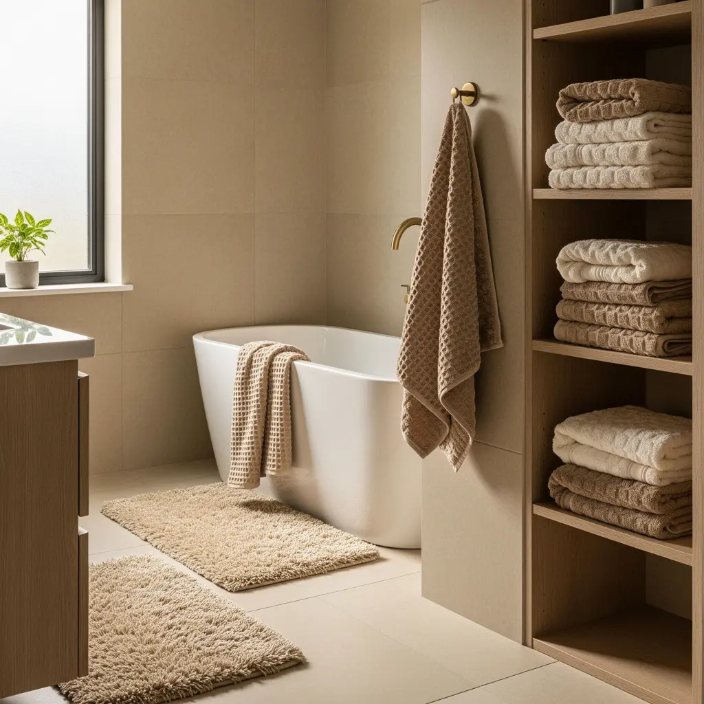 Cozy Beige Bathroom