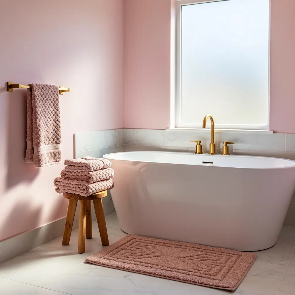 Dreamy Blush Pink Bathroom
