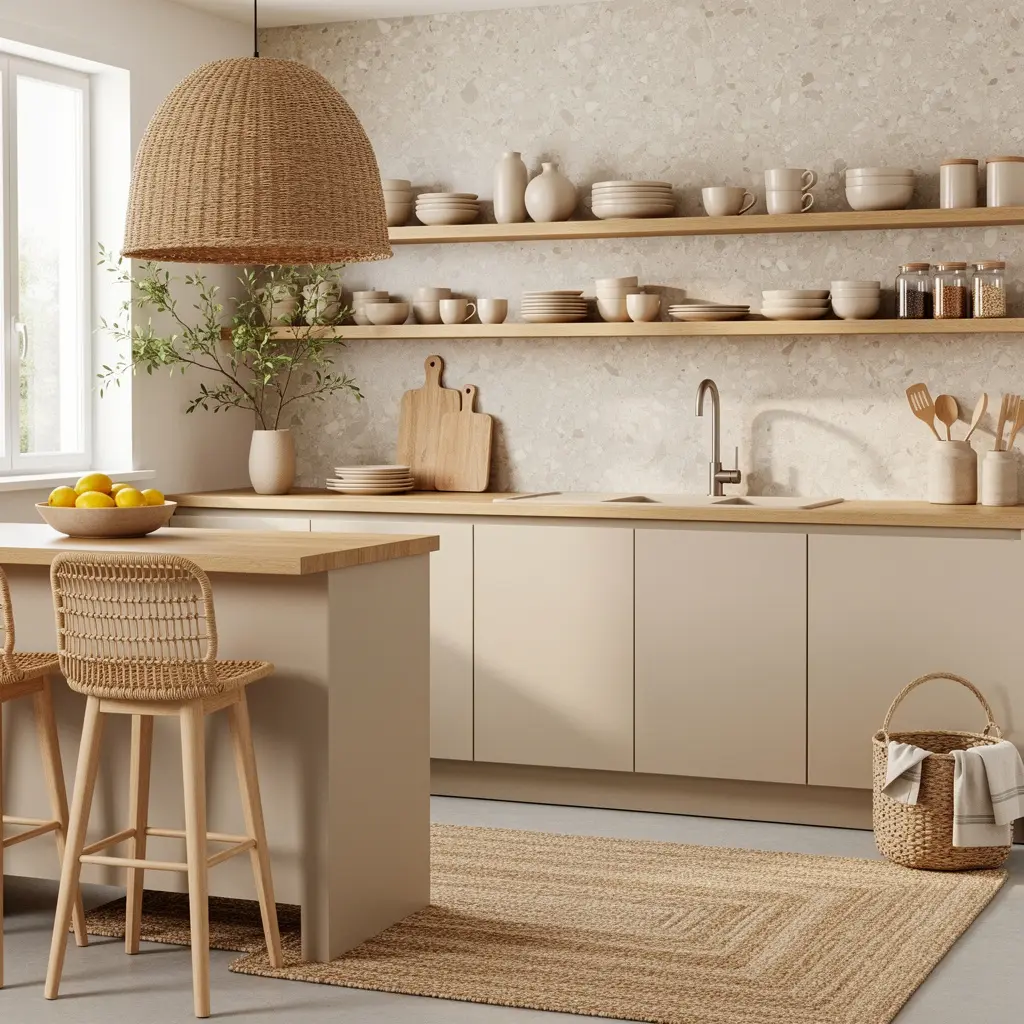 Cozy Beige Kitchen