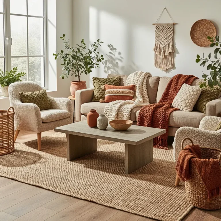 Earthy Living Room Decor
