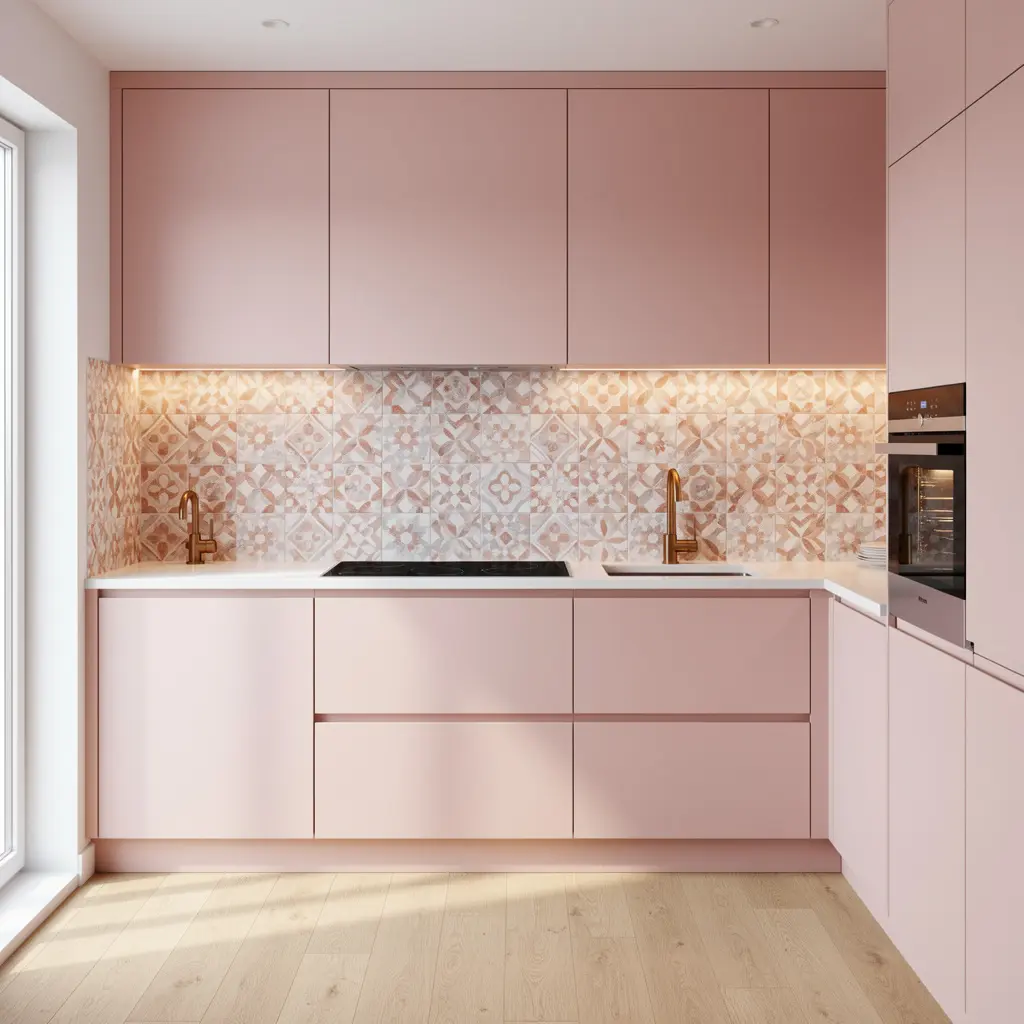 Blush Pink Kitchen
