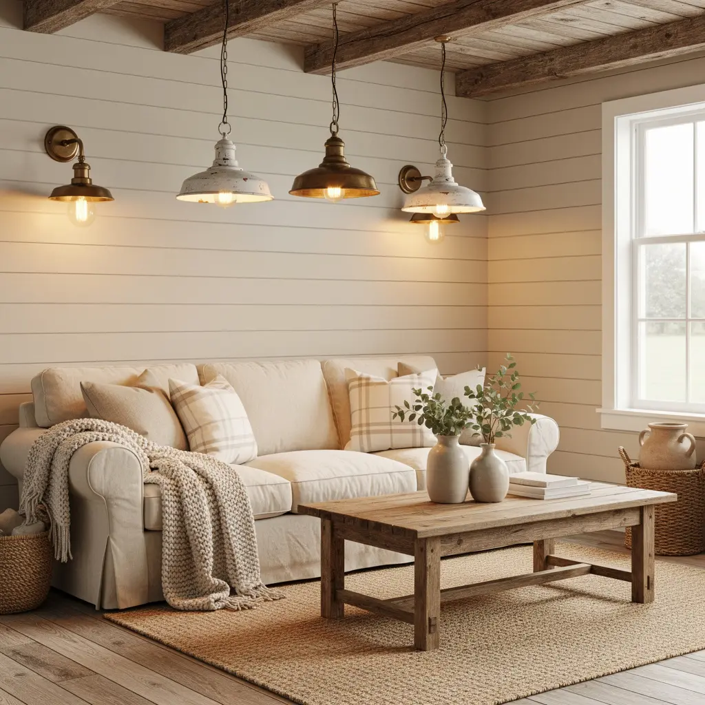 Cozy Beige Farmhouse Decor