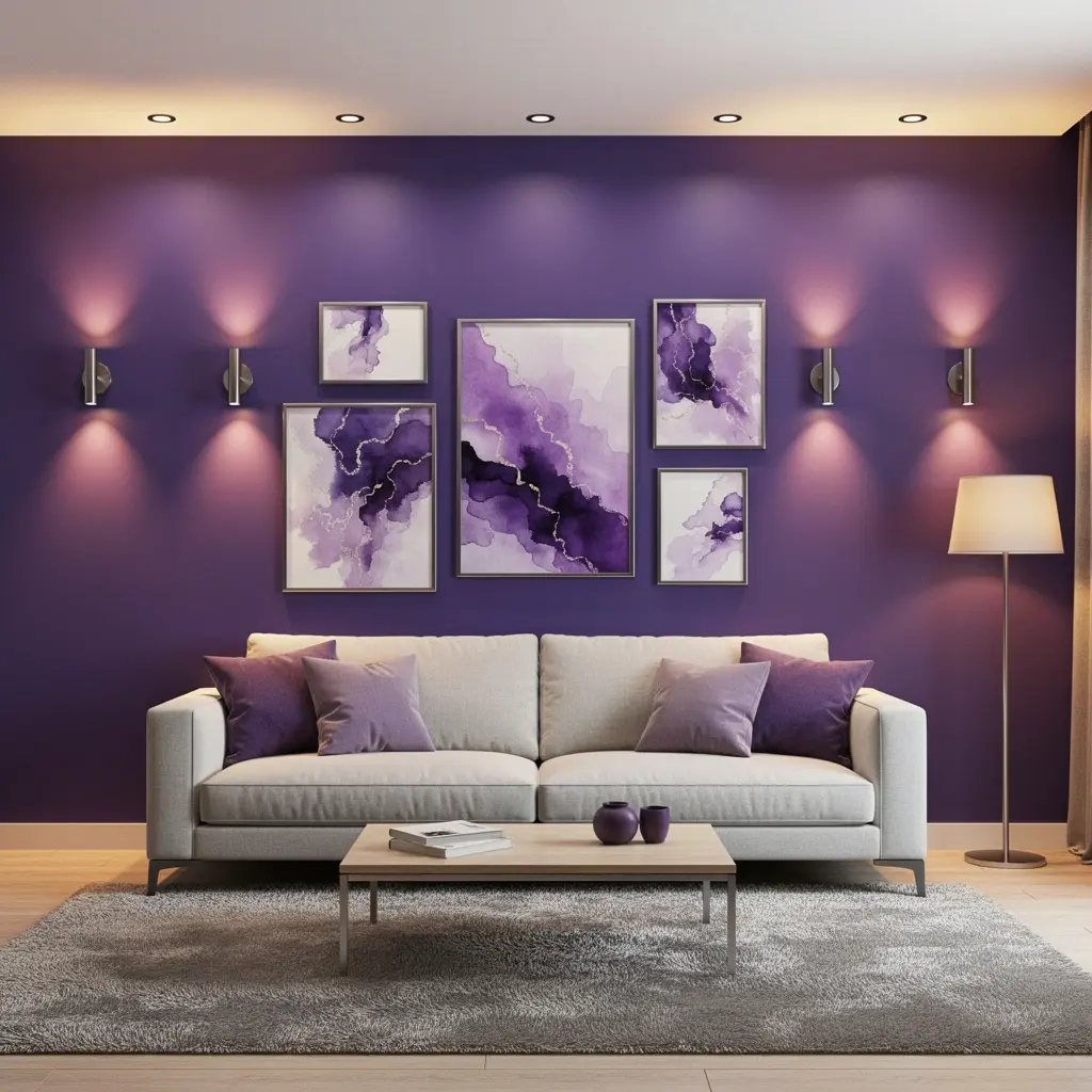 Purple Wall Decor