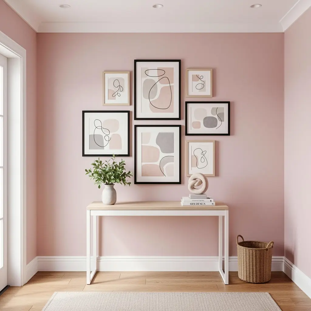 Blush Pink Entryway