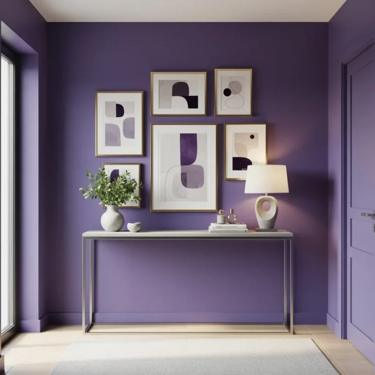 Purple Entryway