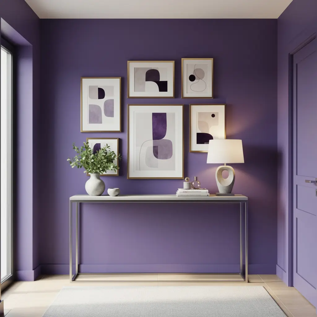 Purple Entryway
