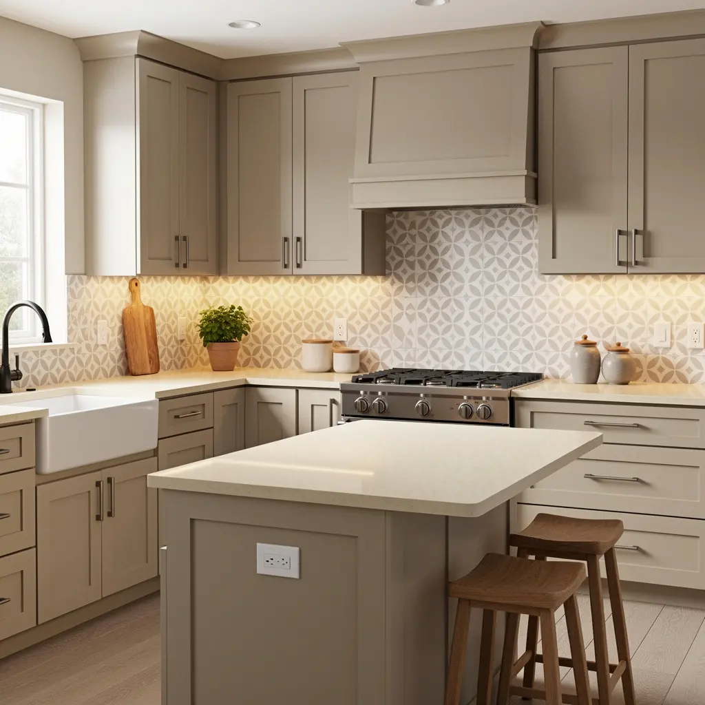 Cozy Beige Kitchen
