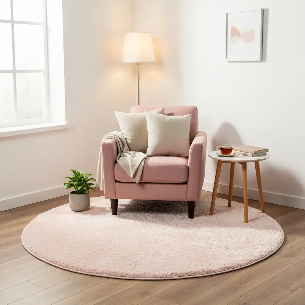 Blush Pink Reading Nook