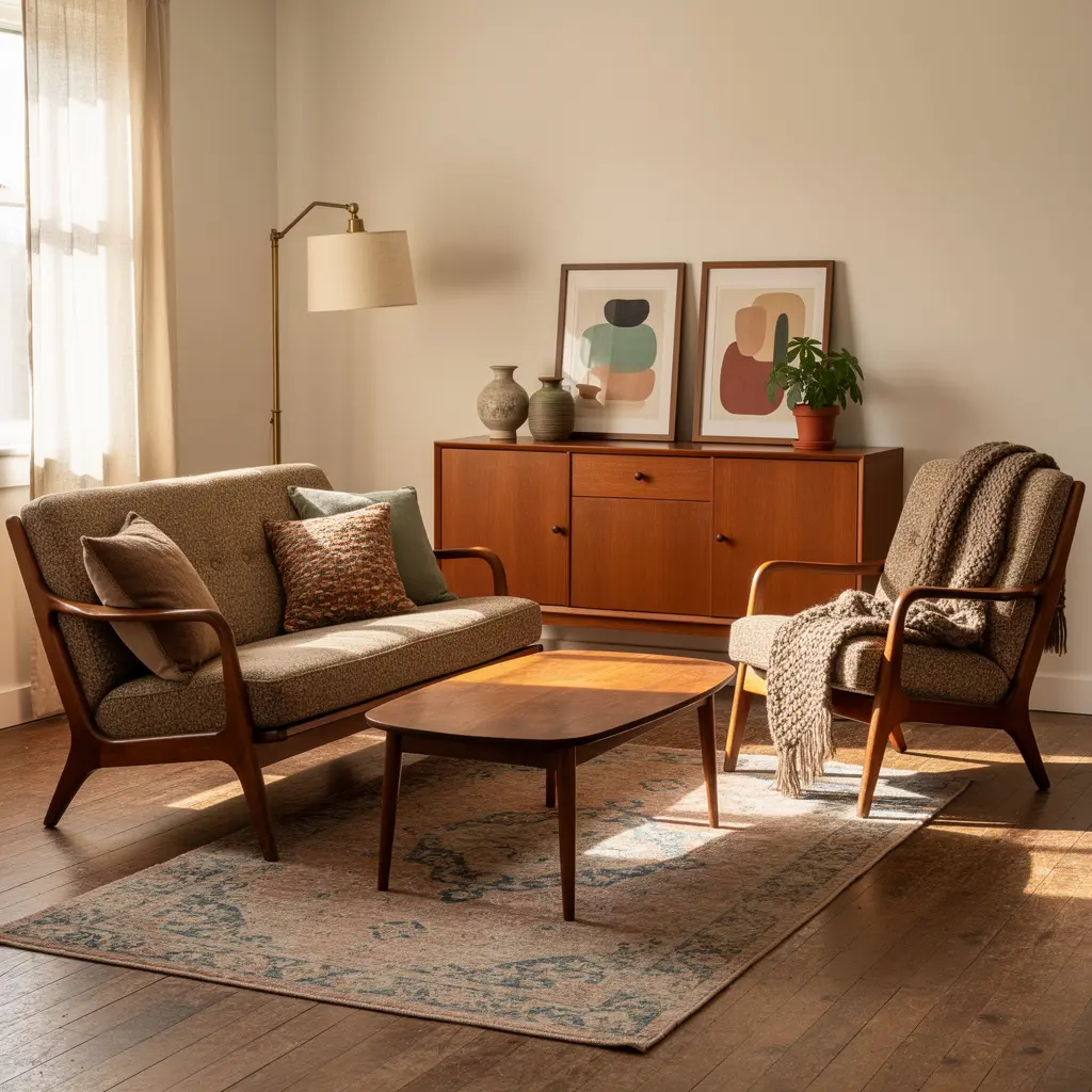 Cozy Vintage Living Room