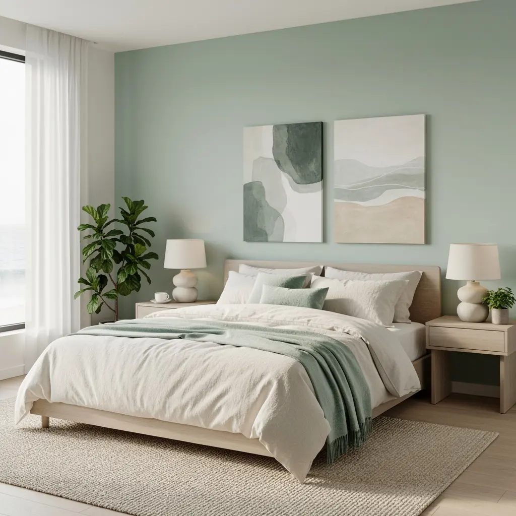 Seafoam Green Bedroom