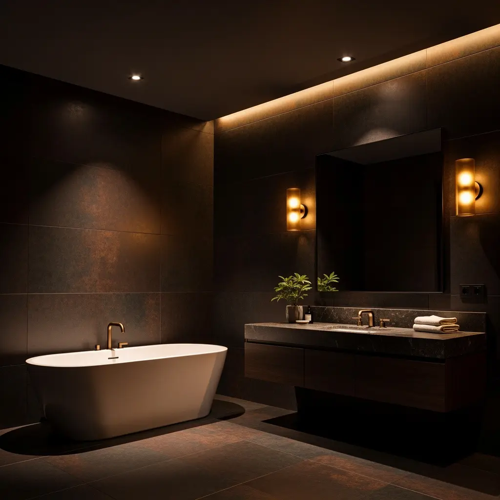 Moody Bathroom Decor