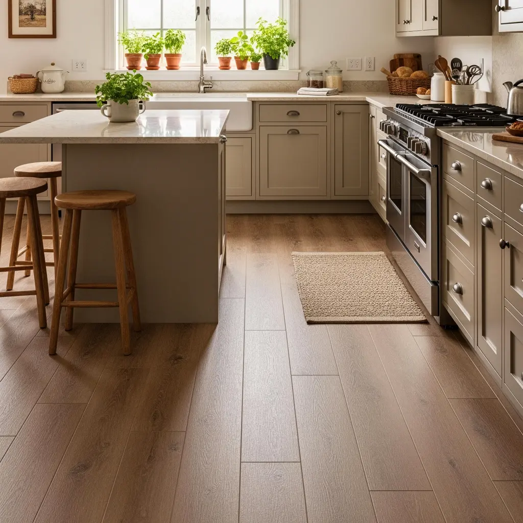 Cozy Kitchen Flooring