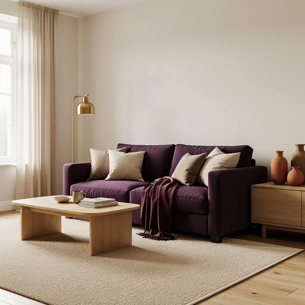 Purple Living Room