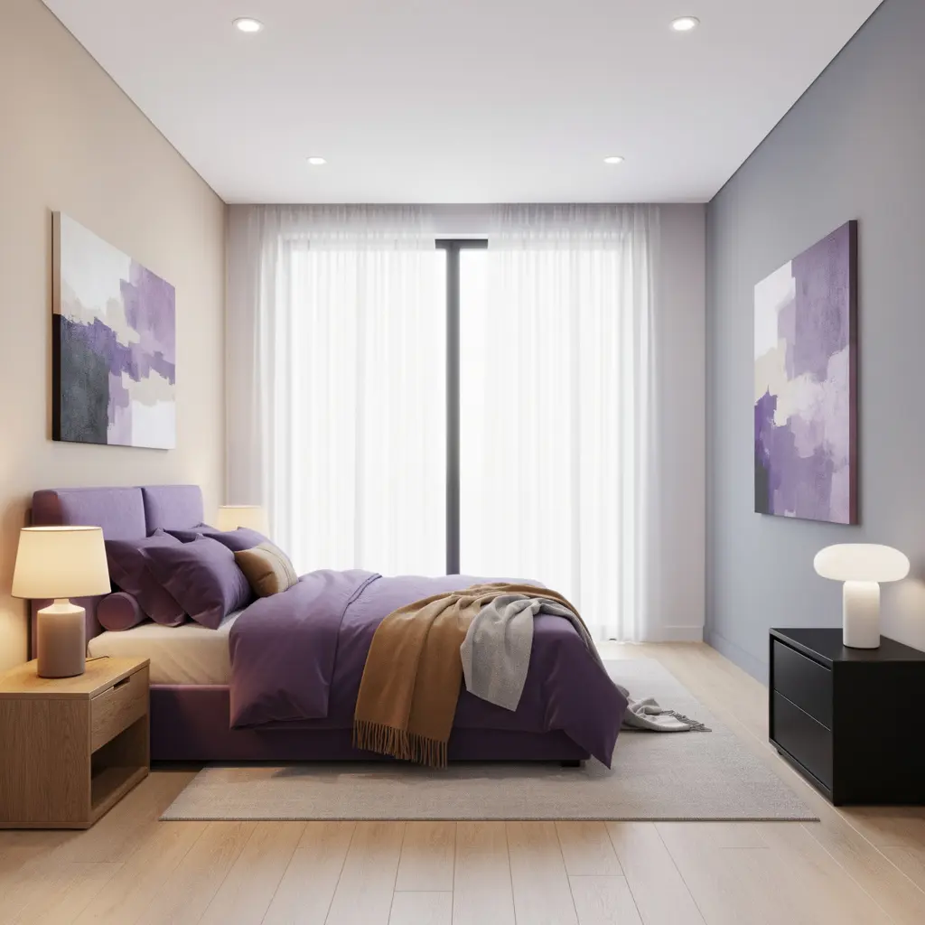 Purple Bedroom