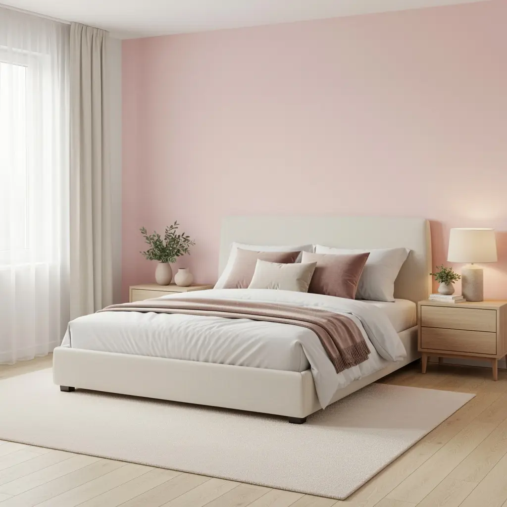 Pink Pastel Bedroom Setup