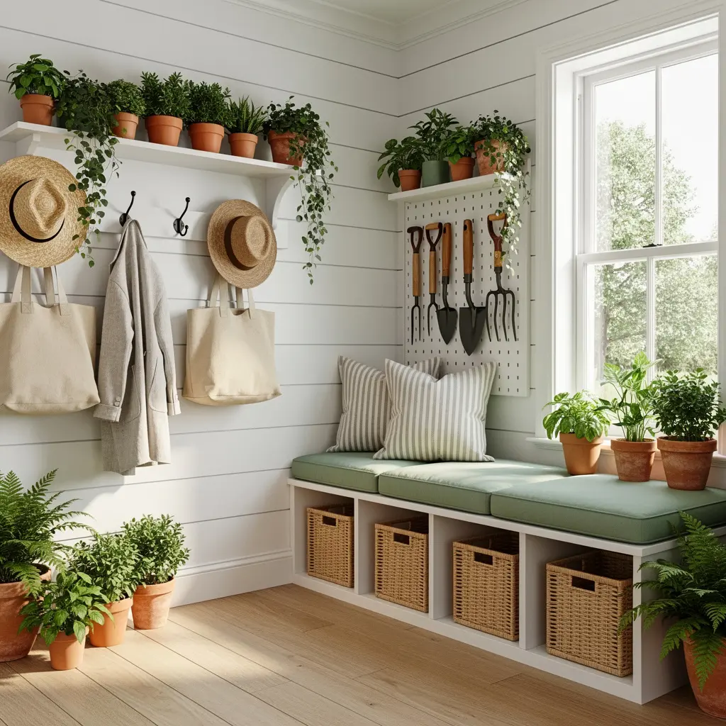 Garden-Inspired Mudroom